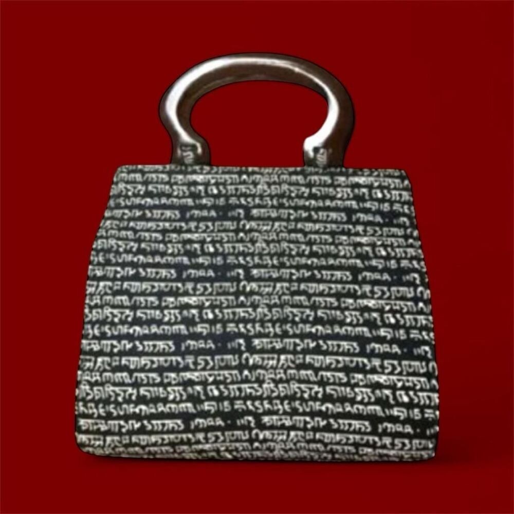 NWOT Vilenca Black Canvas Bag